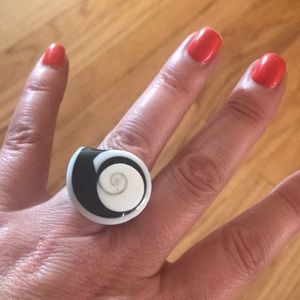 Ring made from ocean”s shell. Cute fit size 7.5